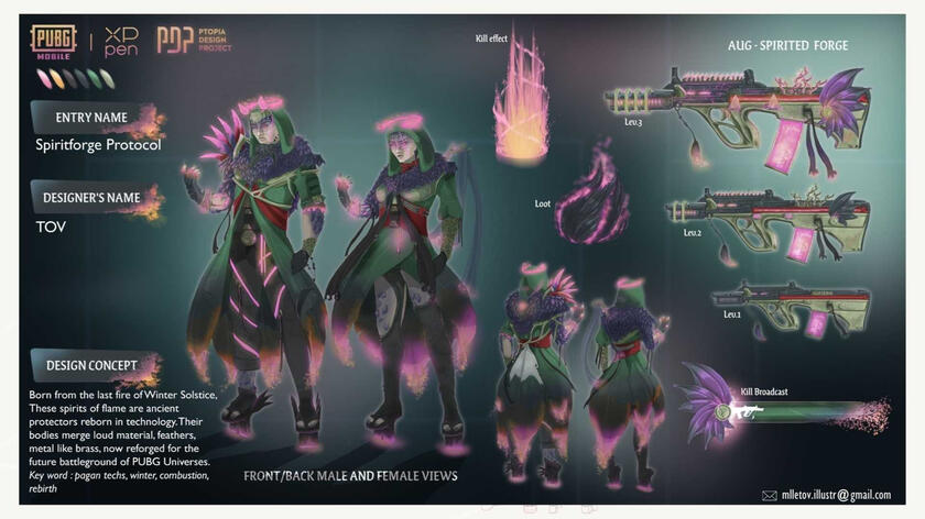 chara design search, concept art, digital painting